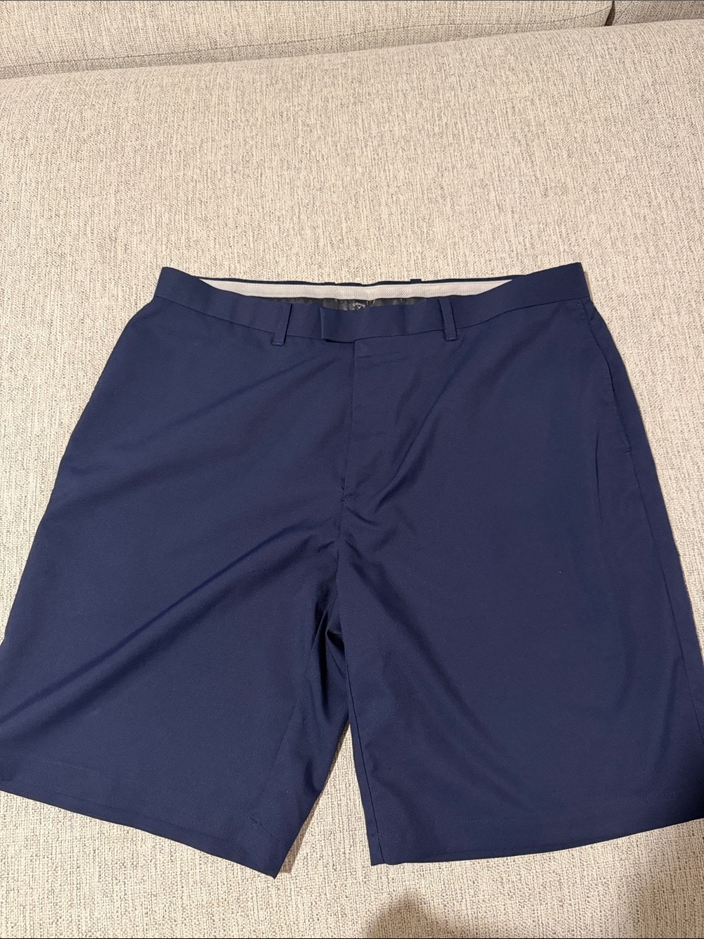 Callaway Navy Blue Golf Shorts with Interior Gripper